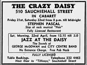 Crazy Daisy advert 1972